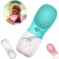 portable pet dog water bottle for small large dogs travel puppy cat drinking bowl outdoor pet water