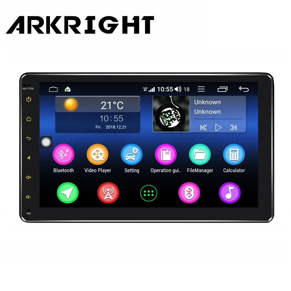ARKRIGHT " автомобильный DVD gps android 8,1 Автомагнитола стерео 4+ 64 ГБ gps навигация ips/DSP/Carplay 4g Восьмиядерный мультимедийный плеер