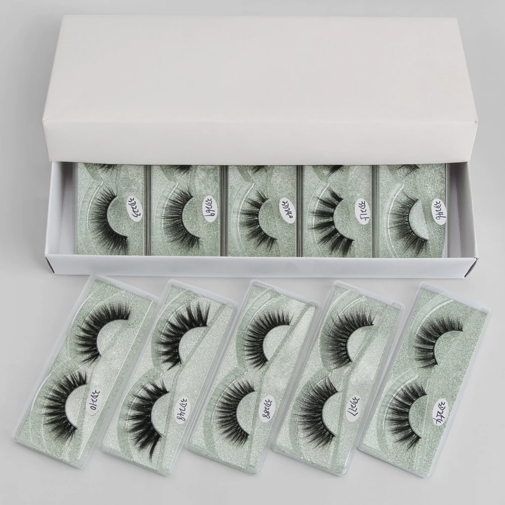 

MAGEFY Eyelash Wholesale 5/30/50/100/200PCS 3D Mink Eyelashes Fluffy Thick Mink Lashes In Bulk Natural False Eyelashes Makeup