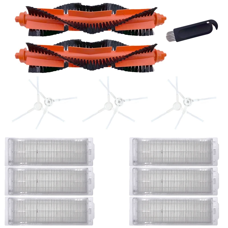 

Side Brush Main Brush Hepa Filter for Xiaomi Mijia STYJ02YM Mi Mop Pro for Conga 3490 for Viomi V2 PRO V3 SE V-RVCLM21B