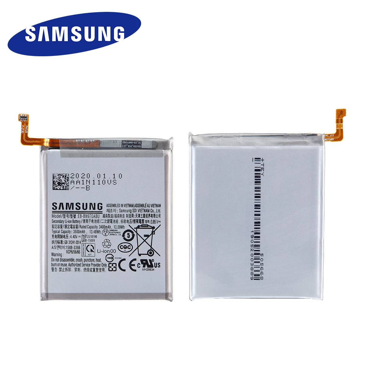 samsung orginal eb bn970abu replacement 3500mah battery for samsung galaxy note 10 note x note10 notex note10 5g batteriestools free global shipping