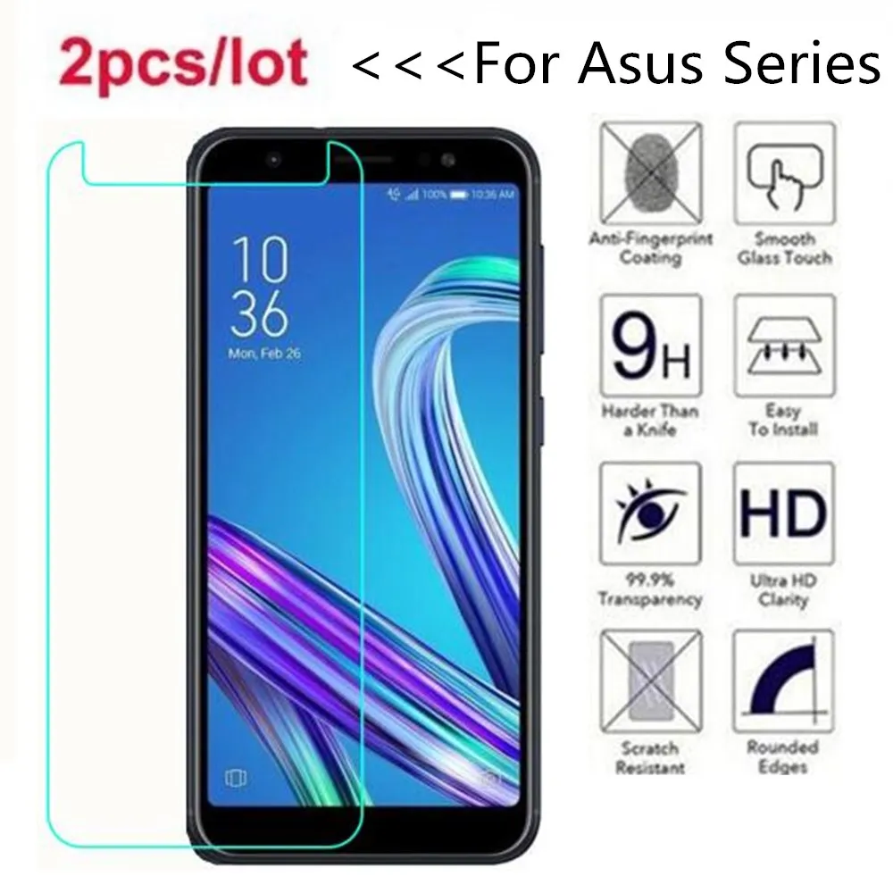 Закаленное стекло для ASUS ZenFone Max M1 ZB555KL ZB556KL 2.5D Защитная Пленка премиум-класса Zenfone