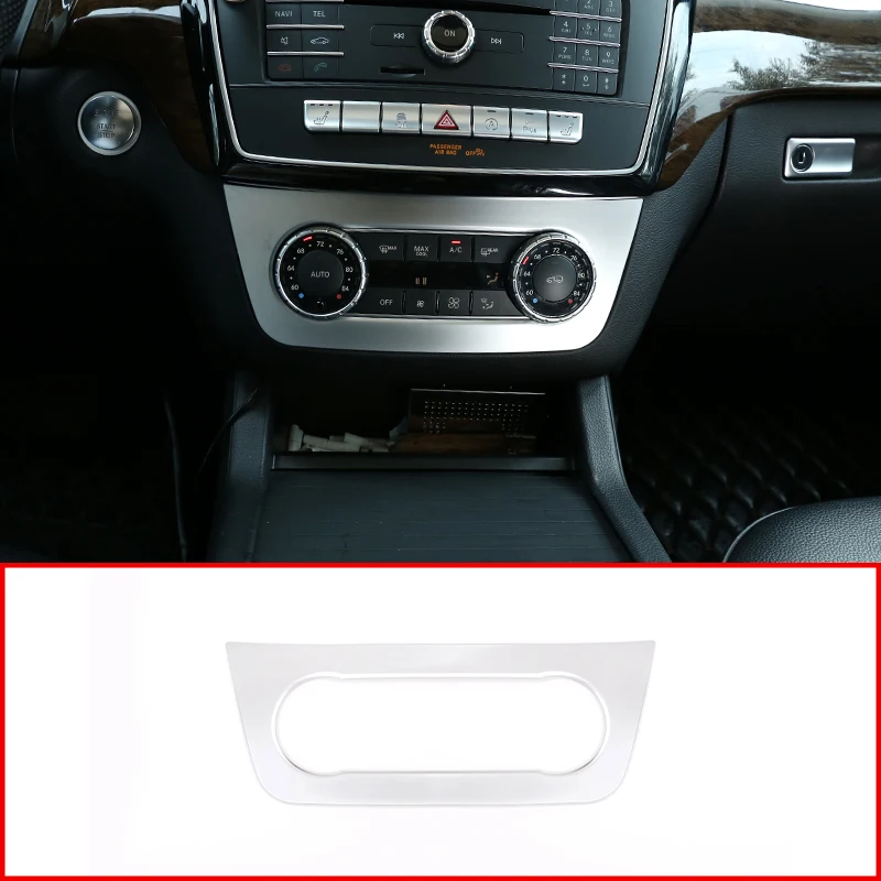 

For Mercedes Benz ML GLE GL GLS Class ABS Matt Central Control Air Outlet Vent Decorative Frame Trim Car Accessories