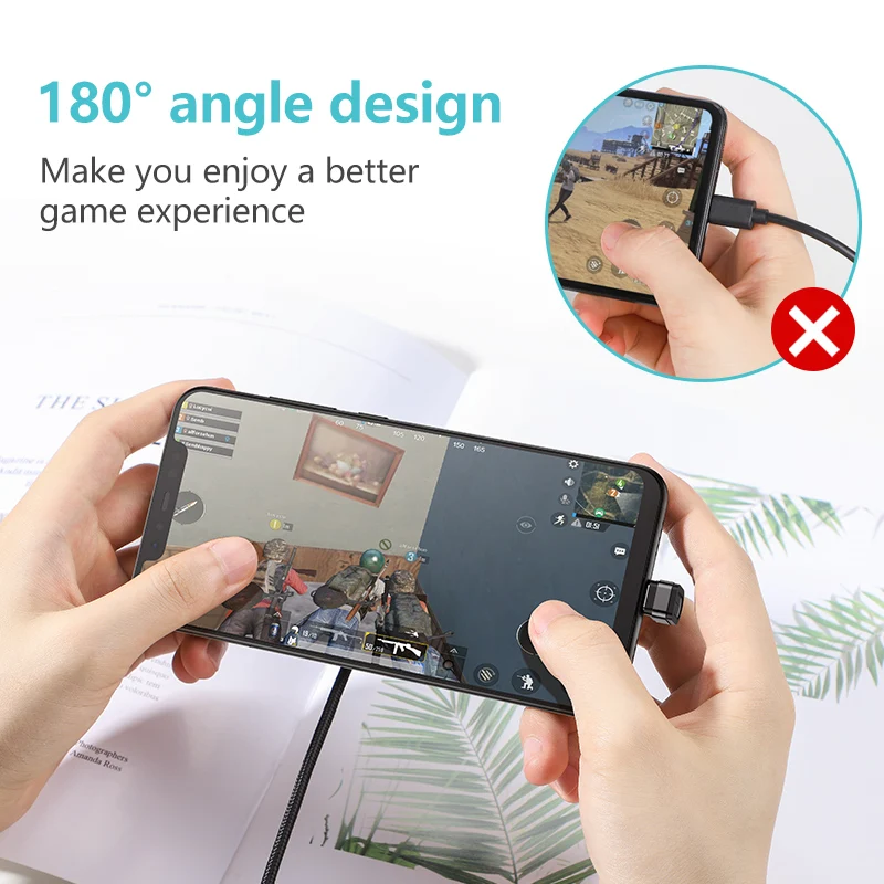 kuulaa usb c cable fast charging for samsung s10 s9 s8 xiaomi mi usb type c cable 180 degree usb c data cable mobile phone cord free global shipping