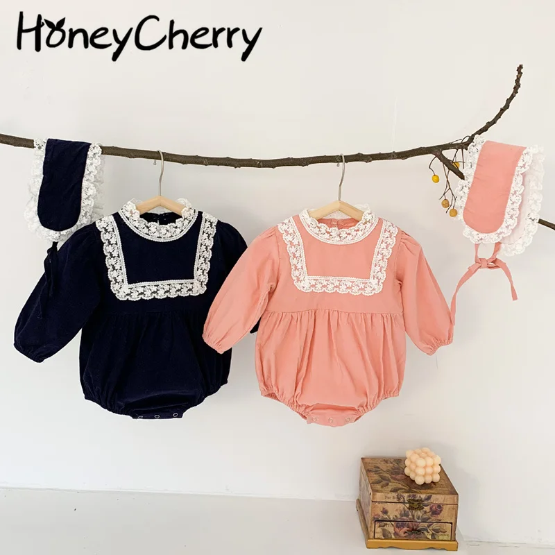 

2021 Spring New Products Baby Bodysuits Corduroy Baby Bodysuits baby girls clothes