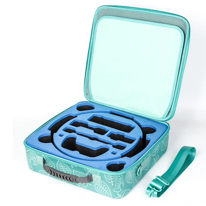 

EVA Hard Shell Carrying Case Storage Bag for Nintendo Switch Console/Ring Con/Joy Con/Dock/Sprite Ball/Game Cards/Charger