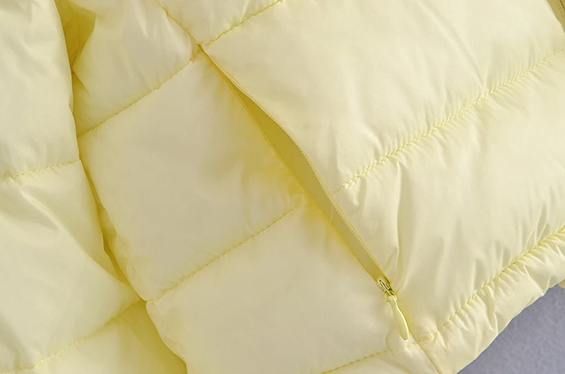 Красивая Европейская зимняя женская парка с капюшоном популярная Однотонная