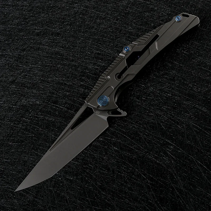 

DICORIA RIKE M2 Flipper folding knife S35VN blade titanium handle outdoor hunt Survival knives EDC Tool Pocket knives