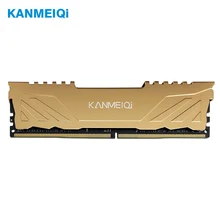 KANMEIQi Desktop ram DDR3 4GB 8GB 1333Mhz/1600MHz Memory computer DDR4 8G 16GB Heat sink 2400 2666 3200Mhz Dimm 1.2v/1.5v golden