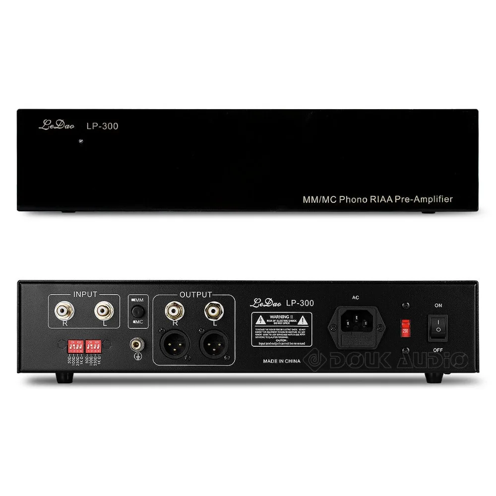 Douk аудио Hi-end мм MC фонокорректор Стерео предусилитель LP Виниловый проигрыватель Проигрыватель