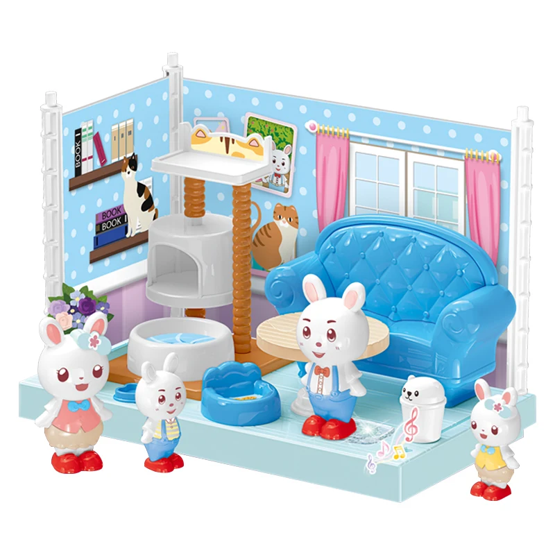 Детские светящиеся игрушки для ролевых игр кухни гостиной ванной комнаты