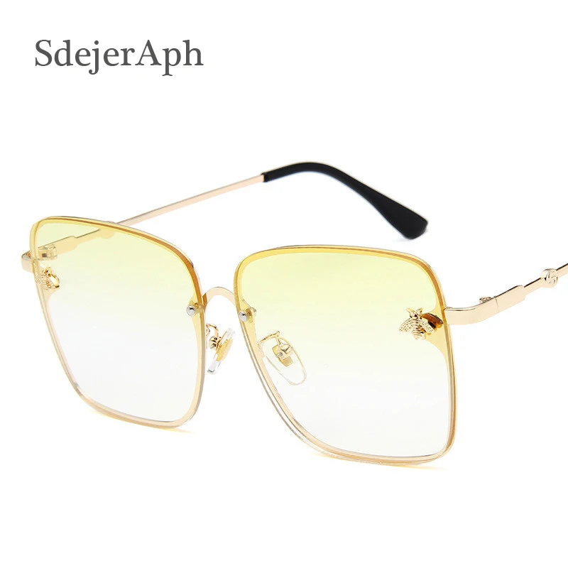 Очки солнцезащитные женские в винтажном стиле модные большие брендовые