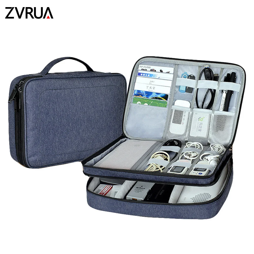 Водонепроницаемая сумка для хранения электронных аксессуаров органайзер USB