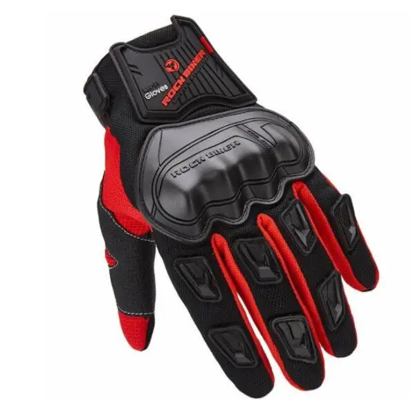 Перчатки мотоциклетные с пальцами дышащие для сенсорных экранов езды на