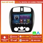 Автомобильный радиоприемник IPS Android 11 128G RDS для MAZDA 323 HAIMA FREEMA FORD LASER GPS мультимедийный видеоплеер Авто Стерео раздельный экран 4G