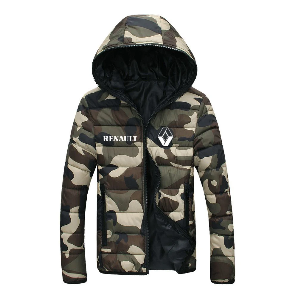 

Autumn Winter 2021 Men Renault R.S. Sport L Customize Warm Jacket Coats Male Sportwear Zipper Coat Fashion Hoodies