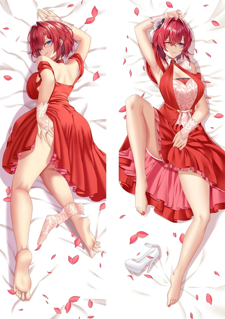 

Cosplay Vtuber Dakimakura Pillowcase 3D Double-sided Cartoon Anime Pillow Case Otaku Female Hugging Sleepy Pillow Cover