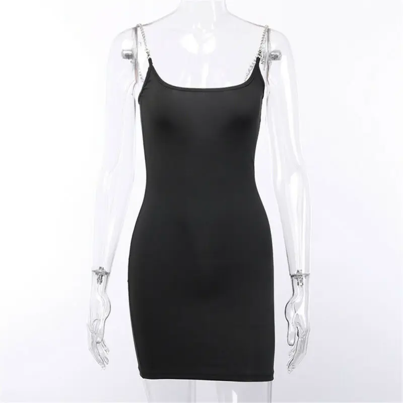 Модные женские туфли Женские однотонные летние облегающее платье без рукавов