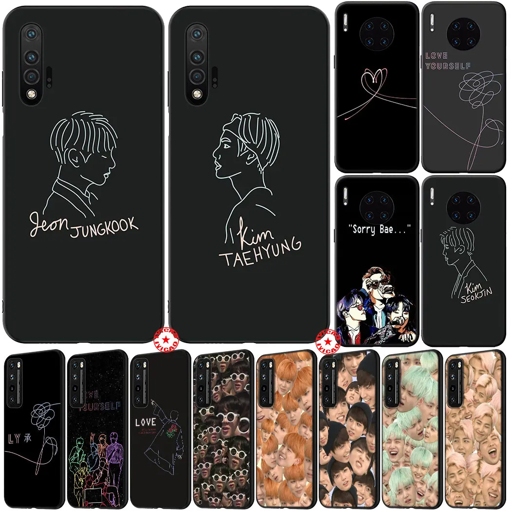Модный мягкий силиконовый чехол Love Yourself Art Для Huawei Nova Smart 7 6 5 Pro Max 5i 5T 4E 4 3i 3 2i 2 Lite для
