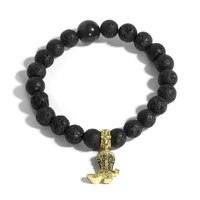 chenzhon beaded bracelet for men kallaite volcanics rocks bead classic charms boot design jewelry natural stone gift
