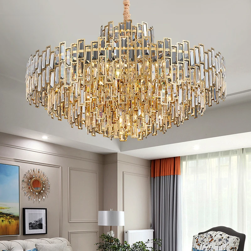 Хрустальная люстра гостиная Светильник ing спальня лампа атмосферу современный