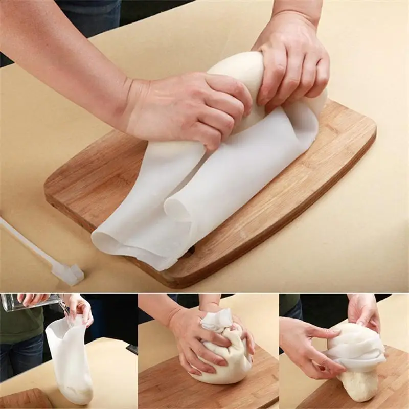 

Cooking Pastry Tool Soft Silicone Preservation Kneading Dough Non-stick Flour-mixing Bag Kitchen Gadget Accessories Baking Tool
