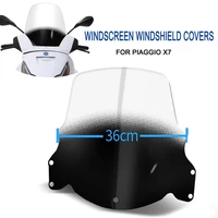 motorcycle windshield wind deflector windscreen for piaggio x7 vespa x7