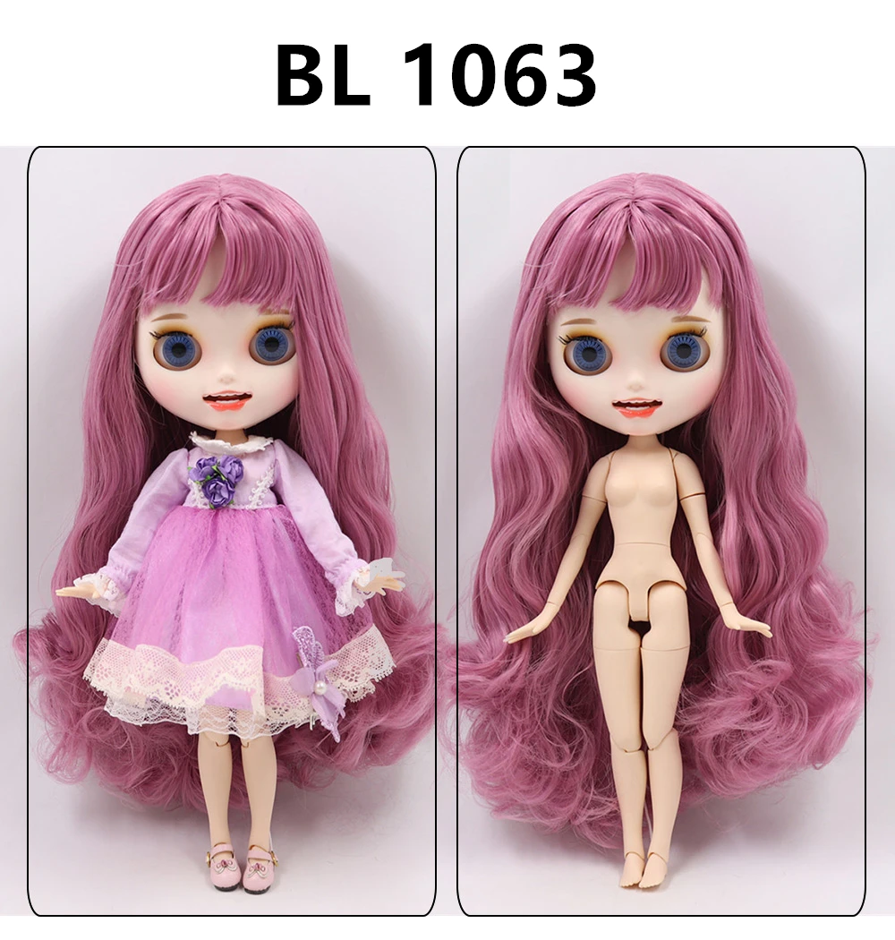 ICY factory blyth doll 1/6 BJD кукла стильный изысканный макияж тела маленький рот смайлик подарок для девочек Специальная цена