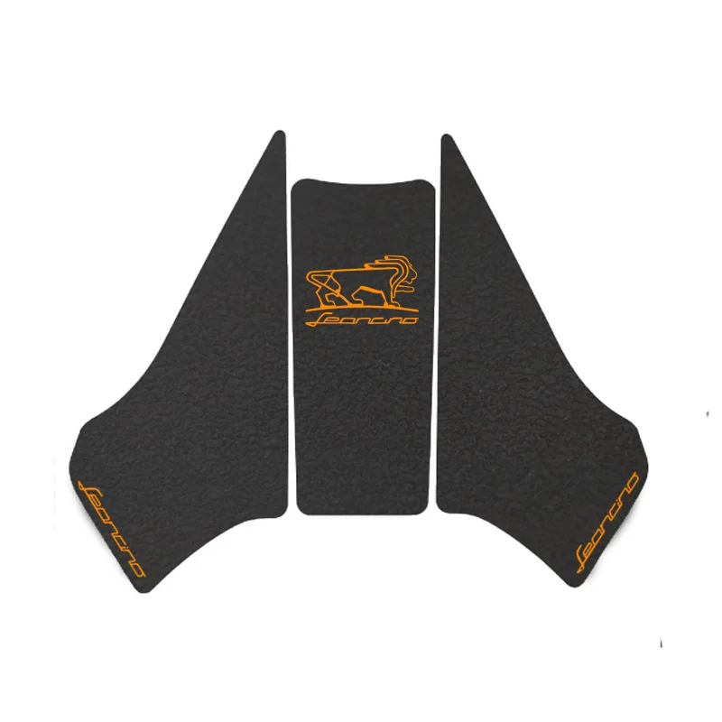 1 комплект Кожаная Мотоциклетная наклейка на коленный захват газовый баллон