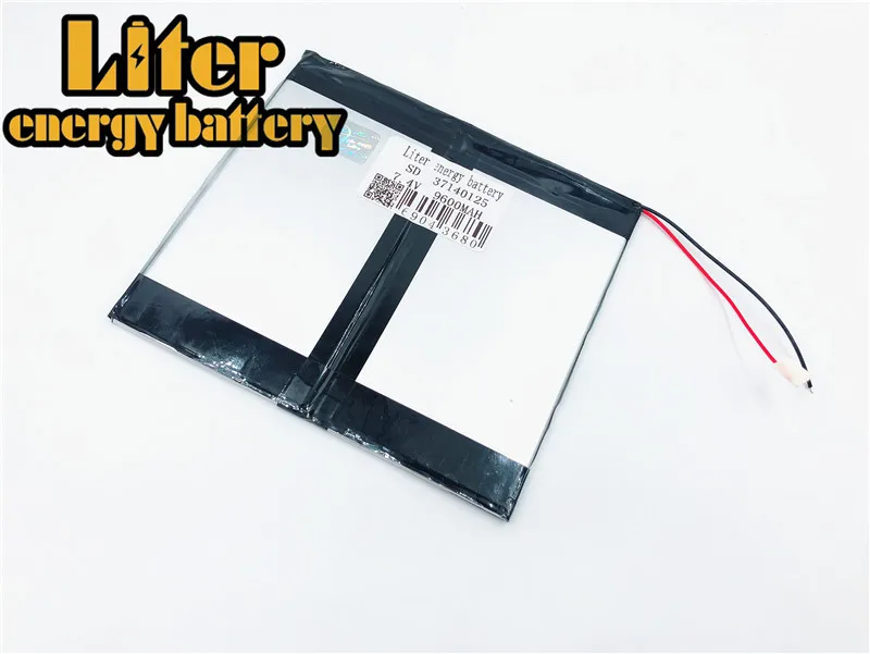 7.4V 9600mAh 37140125 35140125 Original Li-ion Battery for U30GT U30GT2 1 2 Quad Core Tablet PC 3.7*140*125mm | Электроника
