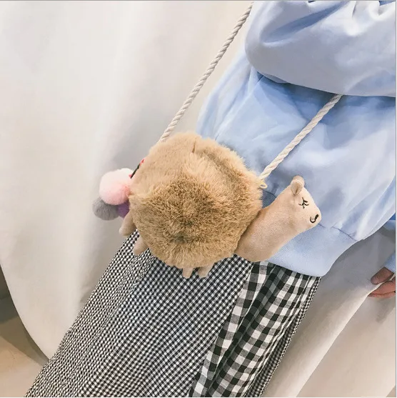 Женская сумка через плечо из альпаки Llama | Игрушки и хобби