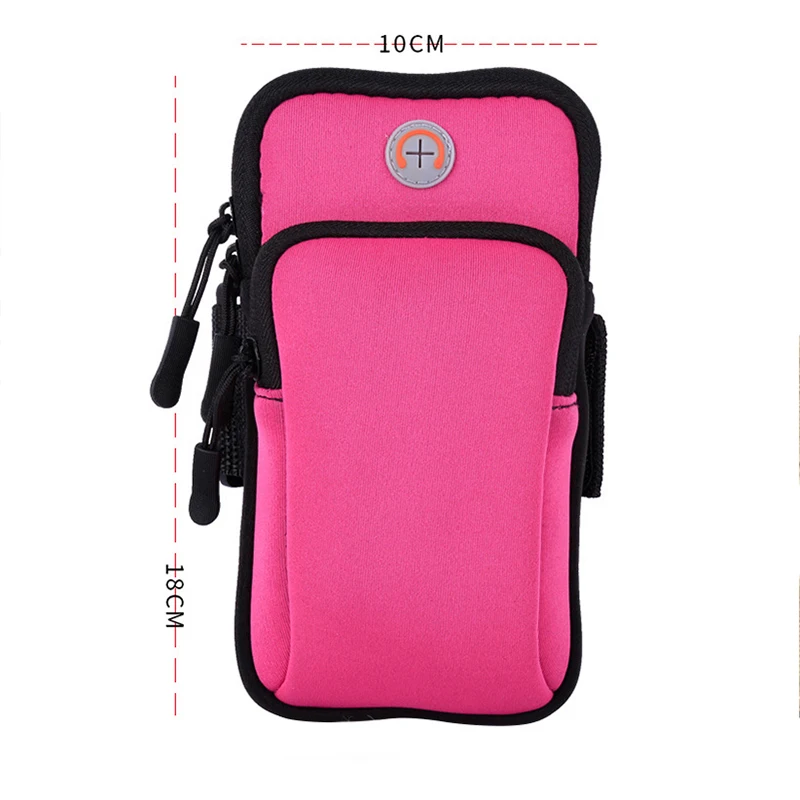 

Universal 6" Running Wrist Band Bag Armband Phone Case Holder Outdoor Phone Bag Jogging Fitness Gym Band Waterproof Wrist Bag
