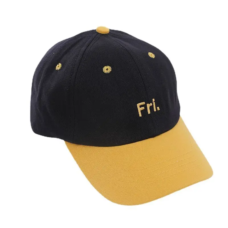 

Baby Patchwork Baseball Hat Cotton Autumn Winter Letter Fashion Children's Baseball Cap Child Cap Bucket Hat Outdoor Kids Hats