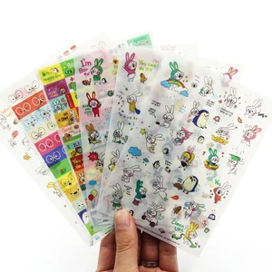 6 шт., Детские Декоративные наклейки-кролики