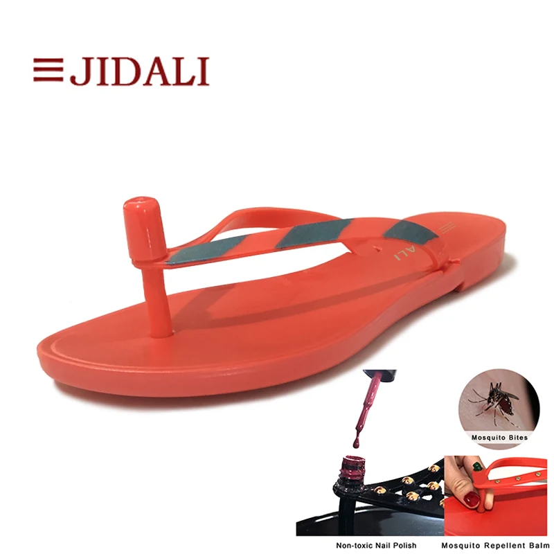 JIDALI/Модная обувь женские шлепанцы нетоксичный лак для ногтей или