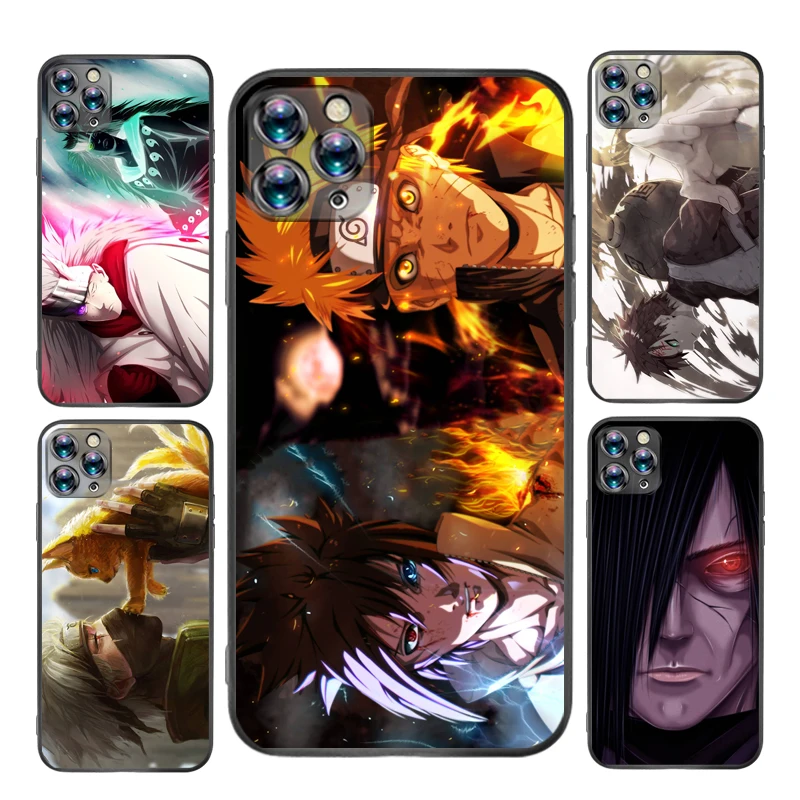 

SasukeLY's NarutoLY's Kakashi Phone Case For iPhone X XS XR MAX Black TPU Cellphone Mobilephone Luxury Brand Designer