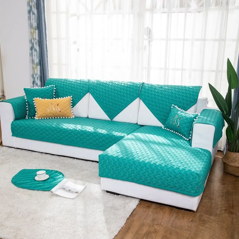 

Sofa Towel for L Shape Four Season Modern Simplicity Sofa Decor Pillowcase Armrest Fabric Sofa Cover for Living Room Couch