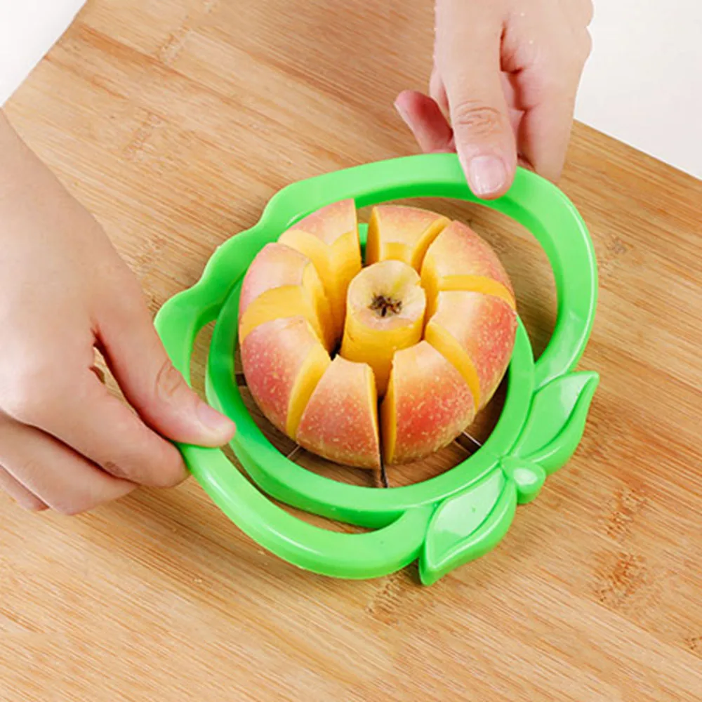 Кухонный нож для яблок из нержавеющей стали механический резки ломтиками овощей