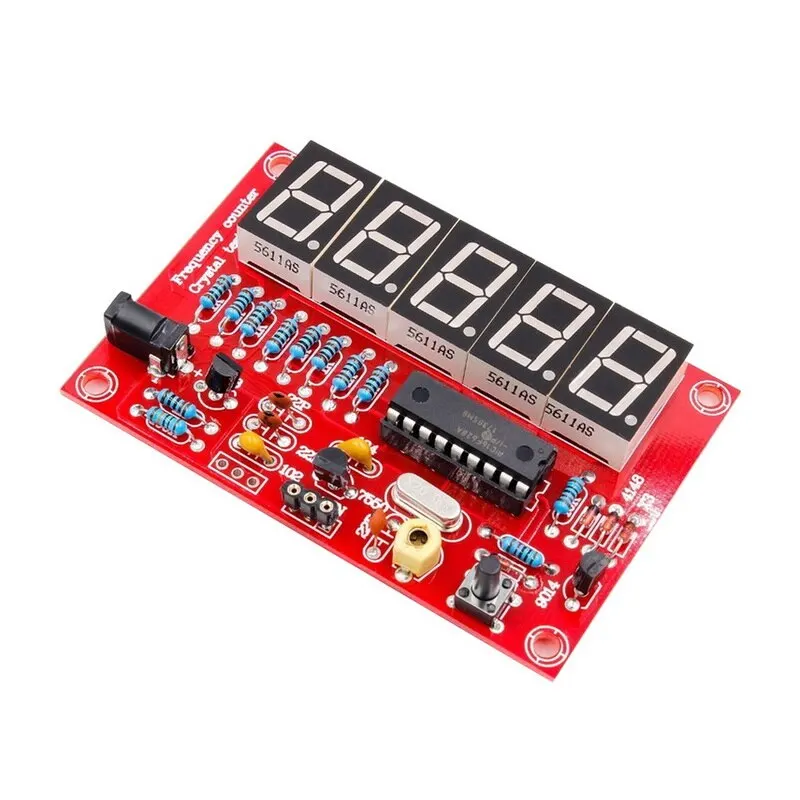 DIY Kits1Hz 50MHz кварцевый генератор частоты цифровой светодиодный тестер измеритель ^