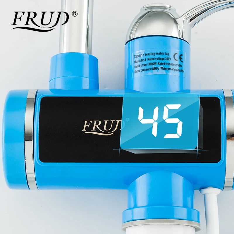 

FRUD Instant Electric Shower Water Heater Hot Faucet Kitchen Electric Tap Water Heating Instantaneous Water Heater torneira