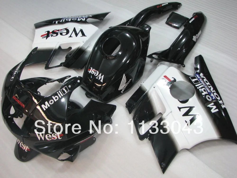 

Tank + WEST black white fairing parts for HONDA CBR600 F2 91 92 93 94 CBR600F2 1991 1992 1993 1994 CBR 600 F2 91-94 fairing kits