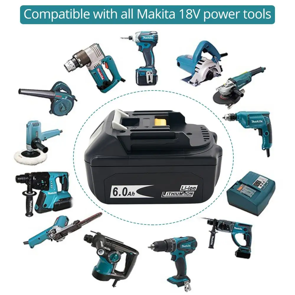 

BL1860B 18 6000 Makita BL1850B BL1860 BL1840 BL1815