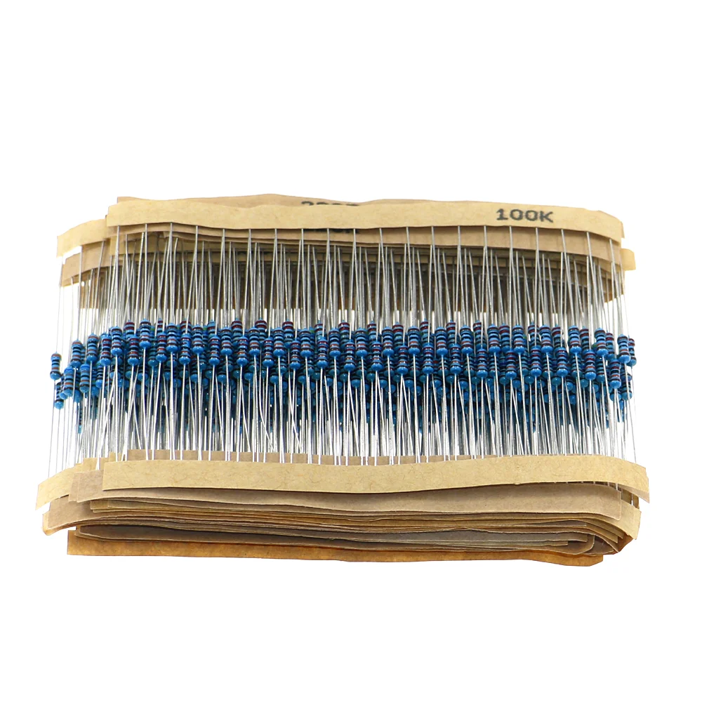 Комплект металлопленочных резисторов 1/4 Вт набор 1% сделай сам использование