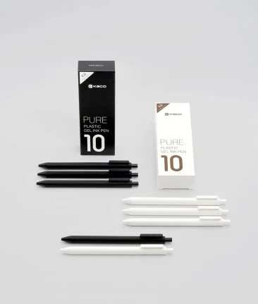 10 шт./лот, Xiao mi KACO, 0,5 мм, mi Sign, ручки для подписи, Gal, чернила для гладкого письма, прочные принадлежности для письма, черный, синий цвет, заправка