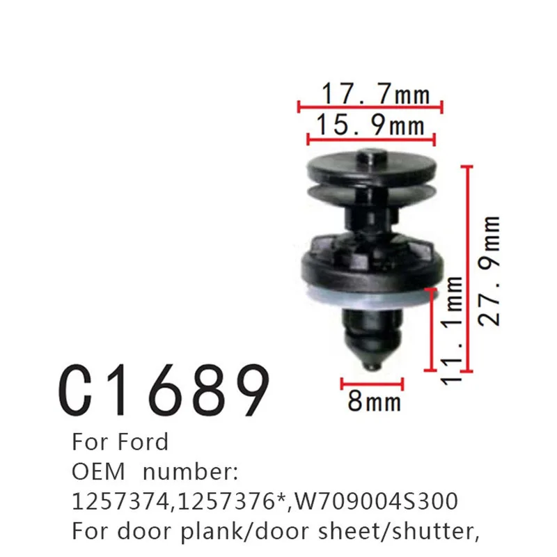 

Зажимы для внутренней отделки двери для Ford Focus C-Max 1257374 W709004S300