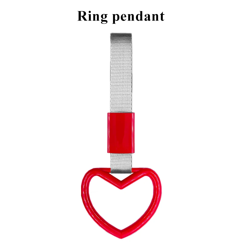 

Car Styling Tsurikawa Ring Heart JDM Train Bus Handle Hand Strap Drift Charm Strap Drift 7 colors