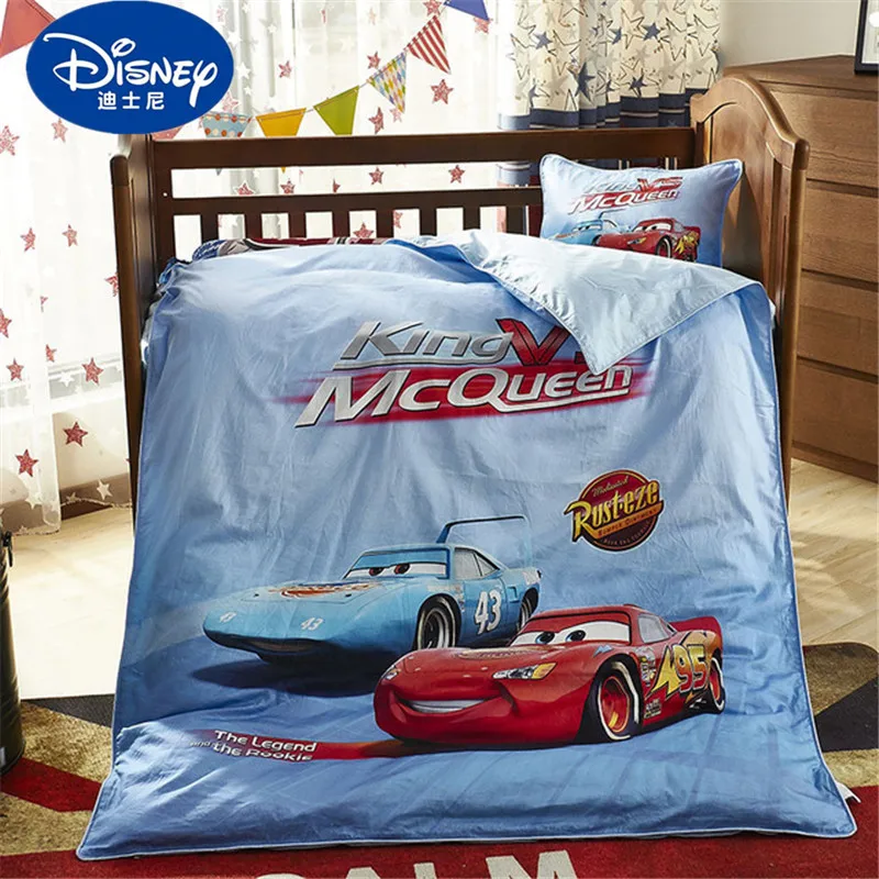 

Disney мультфильм с машинкой Маккуин София Микки и Минни Маус Детские Постельное белье младенцев комплект из 3 предметов крытая, простынь, наво...