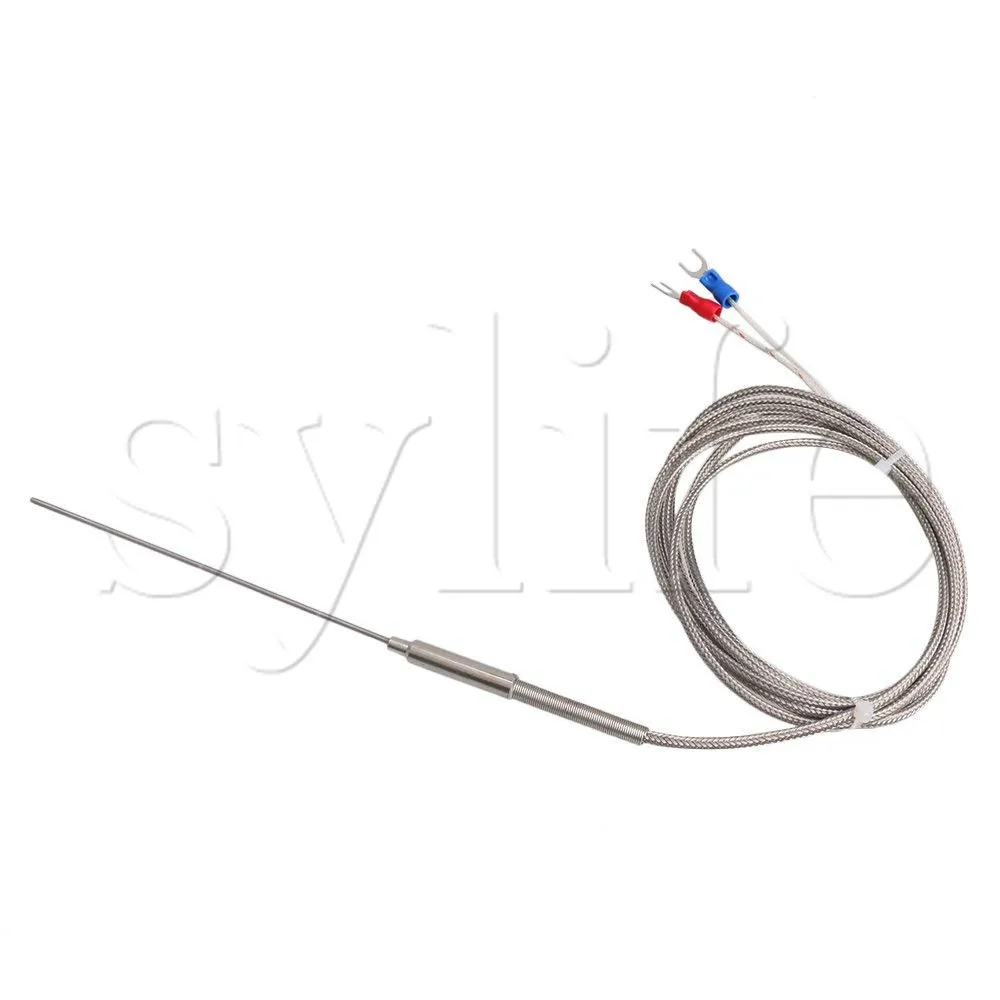Термопара типа K терморегулятор из нержавеющей стали датчик 1 5 мм зонд 2 м |