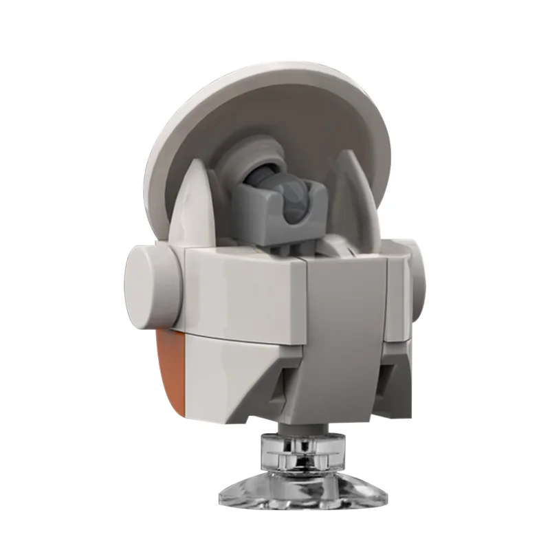 

Classic MOC Child's BassinetED from Space Building Wars Block Anime Robot Bricks Diy Model Toys For Kids Friend Boys Gifts 48pcs