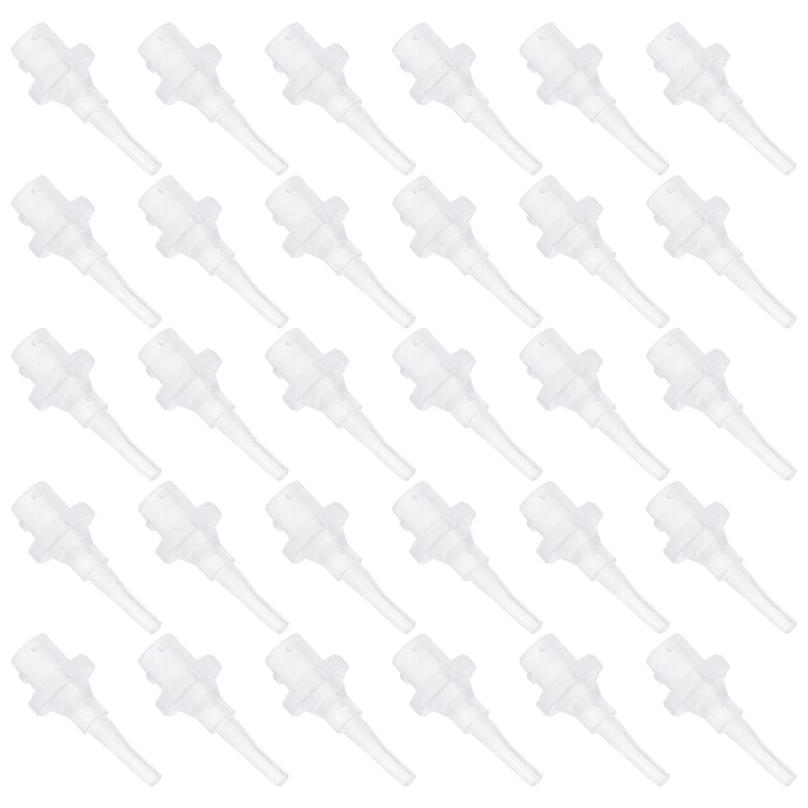 

30Pcs Practical Earwax Cleaner Replacement Nozzles Durable PP Nozzles (White)